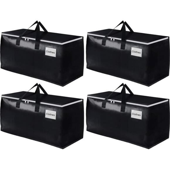 Extra Large Moving Boxes-Moving Bags with Zipper, Carrying Handles and Tag - Picture 1 of 7